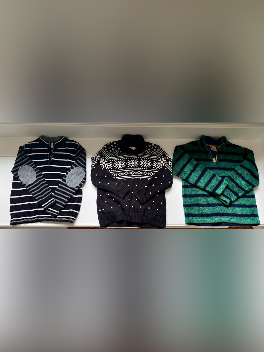 Set of 3 Boys' EUC Hanna Andersson Sweaters size 6 - excellent condition